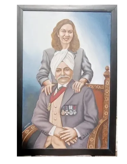 Military Couple Portrait