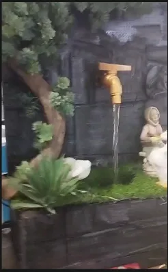 Golden Tap Water Fountain